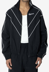 Willy Chavarria Bad Boy Track Jacket Black WCJKT0068--001