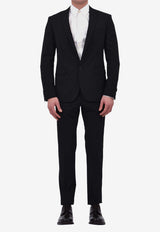 Tonello Single-Breasted Wool Suit Black 01AD231Y-1063U-990