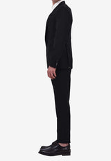 Tonello Single-Breasted Wool Suit Black 01AD231Y-1063U-990