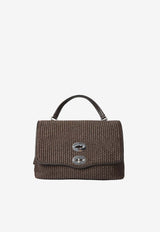 Zanellato Small Postina Vimini Handbag Brown 070900S-2030000-Z0244