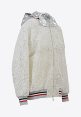Moncler Gamme Rouge Macramé Jacket White 46192/80-64069-002