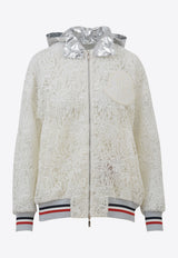 Moncler Gamme Rouge Macramé Jacket White 46192/80-64069-002