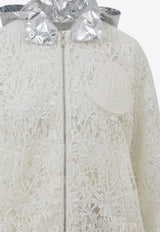 Moncler Gamme Rouge Macramé Jacket White 46192/80-64069-002
