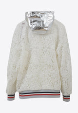 Moncler Gamme Rouge Macramé Jacket White 46192/80-64069-002