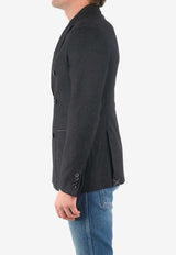Tonello Double-Breasted Wool-Blend Jacket Gray 06GW050-7164U-900