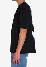 Off-White 3D Arrow Spray T-shirt Black OMAA120S26-JER00I-0001