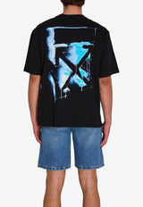 Off-White 3D Arrow Spray T-shirt Black OMAA120S26-JER00I-0001