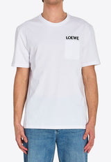 Loewe Embroidered Logo T-shirt White H526Y22XDE--2100