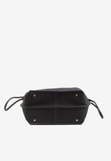 Tod's Medium Buz Leather Shoulder Bag Black XBWBUZS9300-WNT-B999