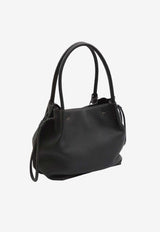 Tod's Medium Buz Leather Shoulder Bag Black XBWBUZS9300-WNT-B999
