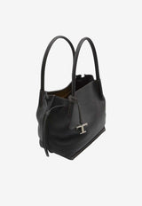 Tod's Medium Buz Leather Shoulder Bag Black XBWBUZS9300-WNT-B999