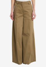 TheLatest Alma High-Rise Wide-Leg Pants Beige 3101T0176-ABTP-T0031
