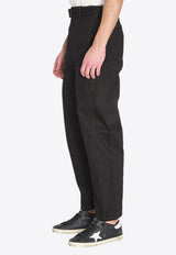 Lemaire Twisted Belted Pants Black PA326-LD1055-BK999