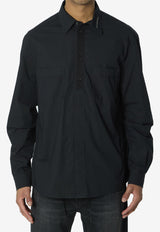 Dolce & Gabbana Military Buttoned Shirt Black G5OE1T-FUFIP-N0000