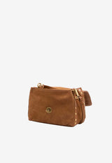 Zanellato Baby Postina Suede Handbag Brown 070790B-2270000-Z0248