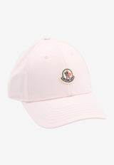 Moncler Logo Patch Baseball Cap Pink L10933B0008-04863-506