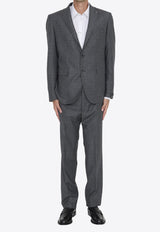 Tagliatore Single-Breasted Wool Suit Gray 2FNA22B01-470048-N1206