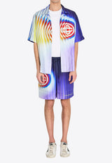 Casablanca Shockweave Printed Bowling Shirt Multicolor SS26SH003--07