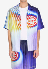 Casablanca Shockweave Printed Bowling Shirt Multicolor SS26SH003--07