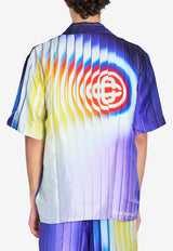 Casablanca Shockweave Printed Bowling Shirt Multicolor SS26SH003--07