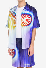 Casablanca Shockweave Printed Bowling Shirt Multicolor SS26SH003--07