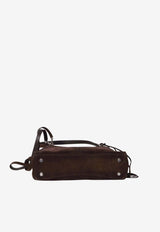 Balenciaga Medium Rodeo Suede Top Handle Bag Brown 789772-2AB4G-2308