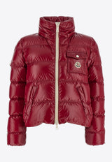 Moncler Andro Short Down Hooded Jacket Cherry L10931A00094-597EU-470