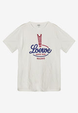 Loewe Logo Madrid Print T-shirt White S540Y22X93--2100