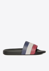 Moncler Basile Slides with Embossed-Logo Multicolor L109A4C00030-01A49-998