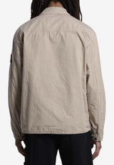 Stone Island Ripstop Buttoned Overshirt Beige L1S151200005-S0298-V009A