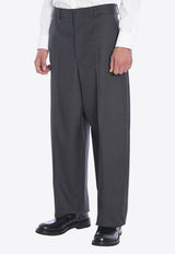 Valentino Tailored Wool Pants Gray 5V0RBI95-AEQ-7KC