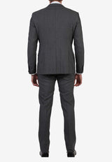 Tonello Single-Breasted Three-Piece Suit in Wool Gray 01AD230Y-2316U-900