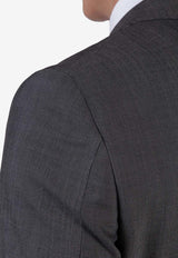Tonello Single-Breasted Three-Piece Suit in Wool Gray 01AD230Y-2316U-900