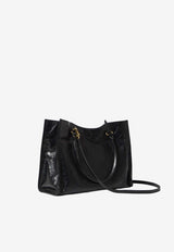 Balenciaga Small Le City Nappa Leather Tote Bag Black 852609-210F6-1000