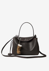 Balenciaga Small Rodeo Waxed Leather Shoulder Bag Brown 789779-2ACAW-2221