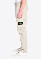 Stone Island Logo Patch Cargo Pants Gray L1S153100032-S0A10-V0061