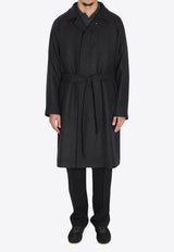 Tagliatore Midi Salomon Coat Gray SALOMON-120070-S617