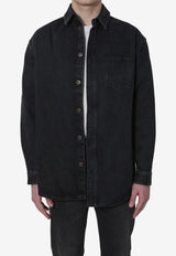Loewe Anagram Denim Overshirt Black H526Y1DX02--1100