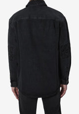 Loewe Anagram Denim Overshirt Black H526Y1DX02--1100