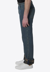 Burberry Dexter Straight-Leg Jeans Blue 8116361--A1322