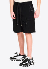 Dolce & Gabbana Cargo Bermuda Shorts Black GP1C5T-HUMS8-N0000
