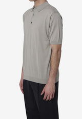 John Smedley Adrian Polo T-shirt Gray ADRIAN--PARCHMENT