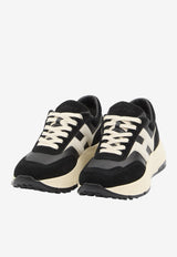 Hogan Hi-Fi Suede and Nappa Leather Sneakers Black HXW6690FR30-UHG-1023