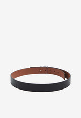 Loewe Reversible Anagram Leather Belt Black E821Z20X02--1555
