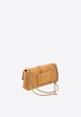 Jacquemus Le Bambino Suede Chaine Shoulder Bag Camel BAW00453AC-09A04-830