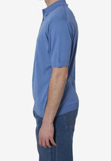 John Smedley Adrian Polo T-shirt Blue ADRIAN--SKY BLUE
