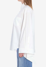 Balenciaga Tied Cuffs Poplin Shirt White 830990-TRM28-9000