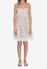 Dolce & Gabbana Rose Print Poplin Dress Multicolor F60F9T-HS5UB-HA5XJ