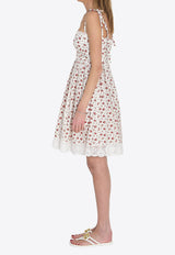 Dolce & Gabbana Rose Print Poplin Dress Multicolor F60F9T-HS5UB-HA5XJ