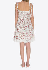Dolce & Gabbana Rose Print Poplin Dress Multicolor F60F9T-HS5UB-HA5XJ